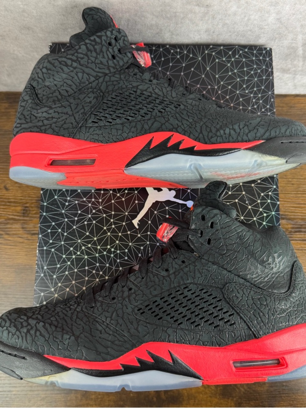 Air Jordan 5 Retro 3Lab5 Infrared Size 11 599581-010 Men’s Sneakers OG Rare MJ - Picture 3 of 9